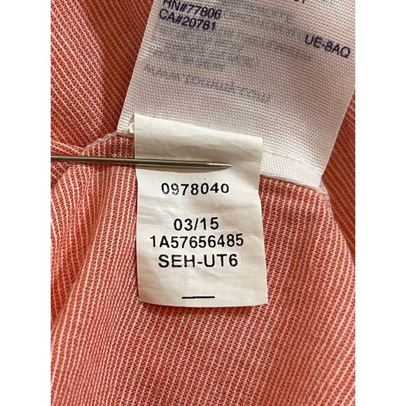 Tommy Hilfiger Women's Boyfriend Fit Tunic Pink (or Coral or Salmon) Size XL - Picture 5 of 16